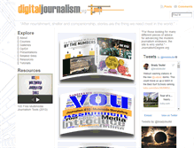 Tablet Screenshot of digitaljournalism.org
